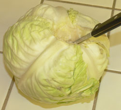 Core the Cabbage