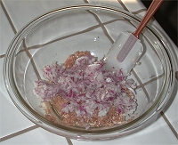 Chopped onions