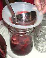 Pouring jam